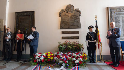 Přijetí velvyslanců primátorem a&nbsp;pietní akt