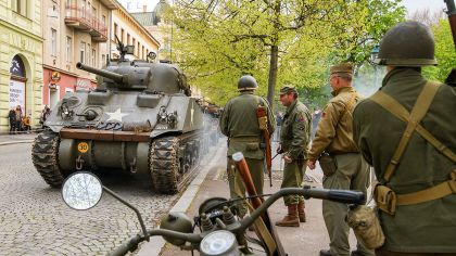Plzeň oslavila své osvobození americkou armádou