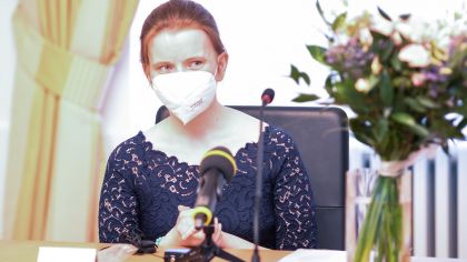 Držitelem stipendia generála Pattona je Simona Schmiedhuberová