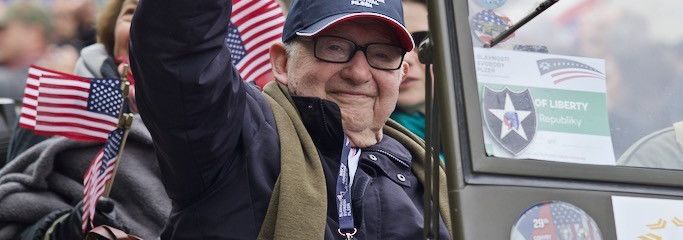 Herman Geist, americký veterán a&nbsp;osvoboditel Plzně oslavil 97.&nbsp;narozeniny