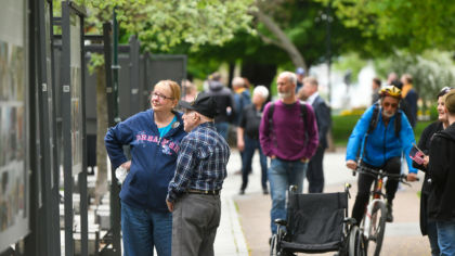 Výstava ve Smetanových sadech je poděkováním mužům, kteří v&nbsp;roce 1945 přinesli Plzni svobodu