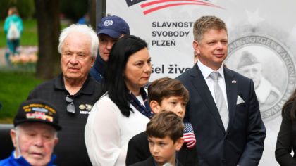 Výstava ve Smetanových sadech je poděkováním mužům, kteří v&nbsp;roce 1945 přinesli Plzni svobodu