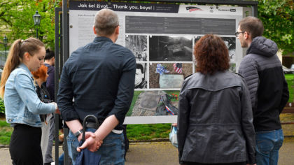Výstava ve Smetanových sadech je poděkováním mužům, kteří v&nbsp;roce 1945 přinesli Plzni svobodu