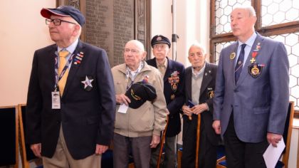 Vzpomínkovému aktu na radnici předcházelo přijetí zástupců velvyslanectví USA a&nbsp;Belgie primátorem Pavlem Šindelářem