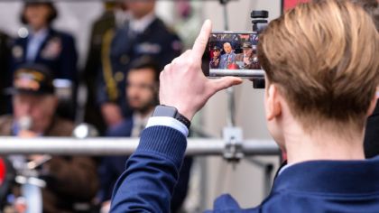 Vzpomínkovým aktem u&nbsp;pomníku Díky, Ameriko! pokračovaly Slavnosti svobody