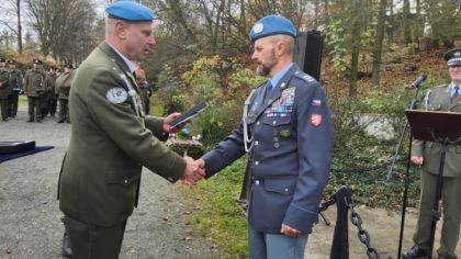 The City of Pilsen commemorated the Veterans Day at the Homolka memorial
