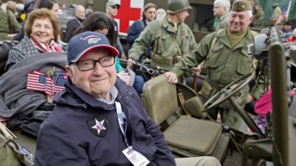 The liberator and 2nd Infantry Division WWII veteran Herman Geist turns 98!