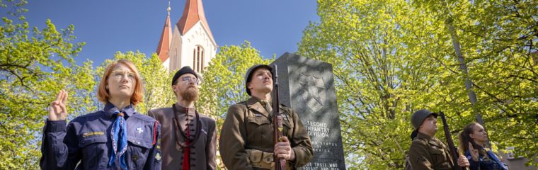 Vzpomínkové akty zahájily Slavnosti svobody, promluvili při&nbsp;nich potomci veteránů