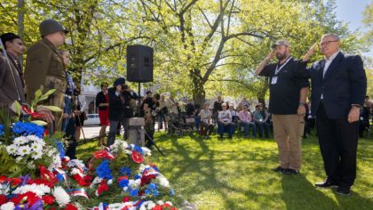 Vzpomínkové akty zahájily Slavnosti svobody, promluvili při&nbsp;nich potomci veteránů