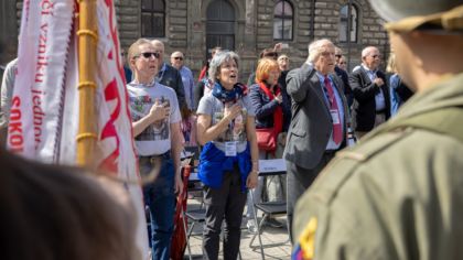 Vzpomínkové akty zahájily Slavnosti svobody, promluvili při&nbsp;nich potomci veteránů