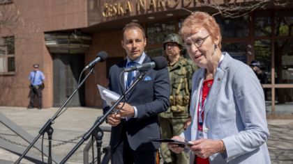 Vzpomínkové akty zahájily Slavnosti svobody, promluvili při&nbsp;nich potomci veteránů