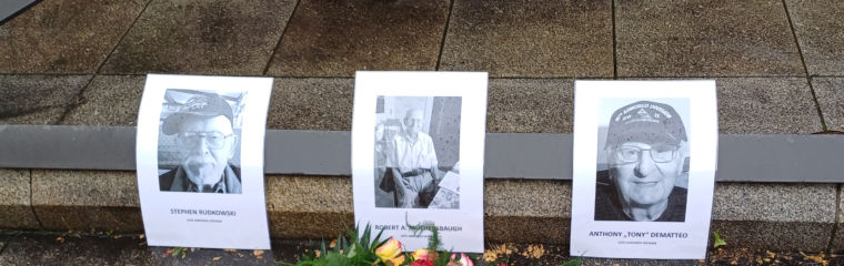 Pilsen paid honor to its liberators, heroes, WWII veterans and members of the 16th Armored Division Robert A. Muthersbaugh, Anthony DeMatteo and Stephen Rudowski who passed away recently