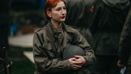 Členové klubů vojenské historie po&nbsp;tři dny žijí jako vojáci v&nbsp;roce 1945