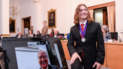 Čestné stipendium generála George S. Pattona získal student z&nbsp;Rokycan