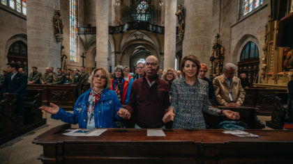 V katedrále se konala mše svatá za veterány a&nbsp;oběti válek