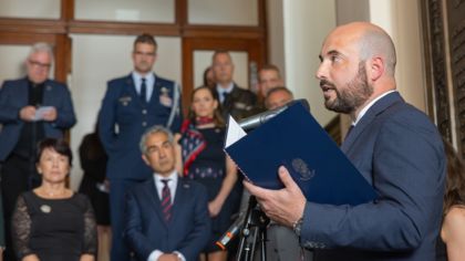 Na radnici se vzpomínalo na odhodlání a&nbsp;odvahu osvoboditelů