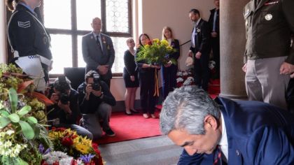 Na radnici se vzpomínalo na odhodlání a&nbsp;odvahu osvoboditelů