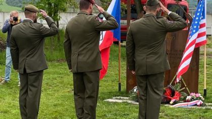 V Bdeněvsi uctili památku vojína 16.&nbsp;obrněné divize