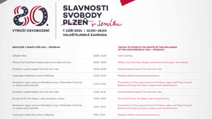 Plzeň zve návštěvníky Valdštejnské zahrady na Slavnosti svobody v&nbsp;roce 2025