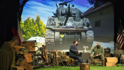 Plzeň si připomněla 75.&nbsp;výročí osvobození americkou armádou sedmihodinovým online vysíláním