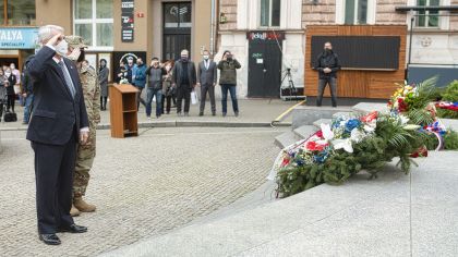 Vzpomínka u&nbsp;pomníku Díky, Ameriko! zakončila plzeňské Slavnosti svobody