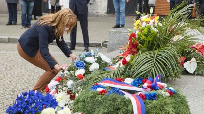 Vzpomínka u&nbsp;pomníku Díky, Ameriko! zakončila plzeňské Slavnosti svobody