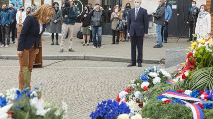 Vzpomínka u&nbsp;pomníku Díky, Ameriko! zakončila plzeňské Slavnosti svobody