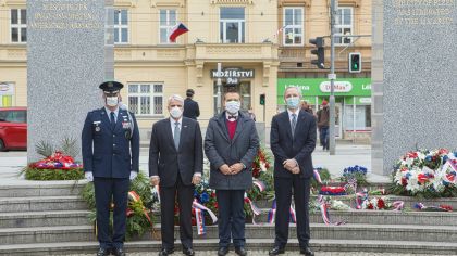 Vzpomínka u&nbsp;pomníku Díky, Ameriko! zakončila plzeňské Slavnosti svobody